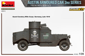 MiniArt 39012 AUSTIN ARMORED CAR 3rd SERIES: FREIKORPS SERVICE. INTERIOR KIT 1/35 – obrázek 6