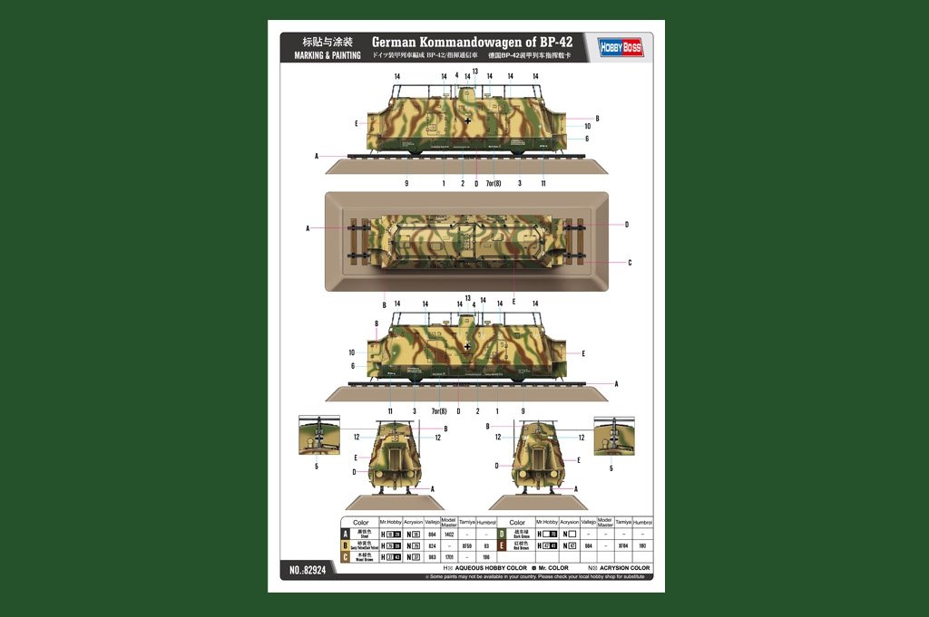 Hobby Boss 82924 German Kommandowagen of BP-42 1/72 – zdjęcie 5