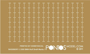 Pontos 35014WD1 DKM Tirpitz Wooden Deck set 1/350 – Bild 2