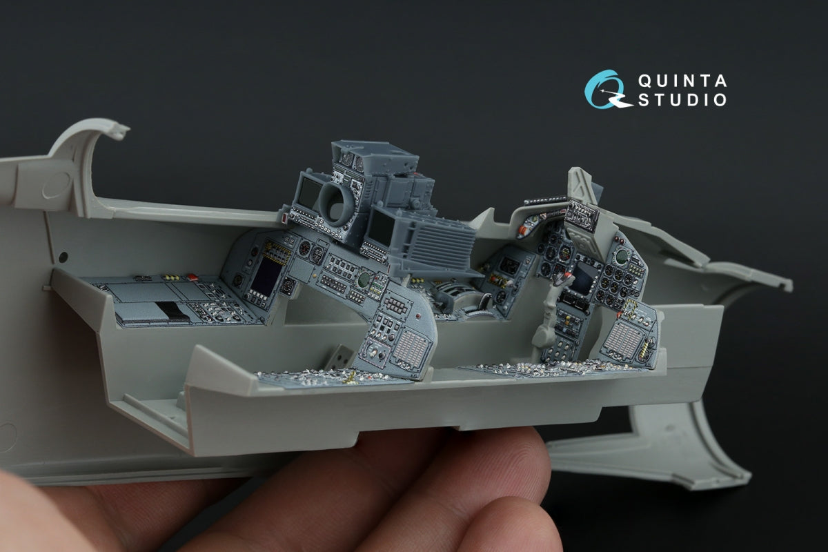 Quinta Studio QD+32232 Tornado ECR Italian 3D-Printed &amp;amp; colored Interior on decal paper (Italeri) (with 3D-printed resin parts) 1/32 – Bild 11