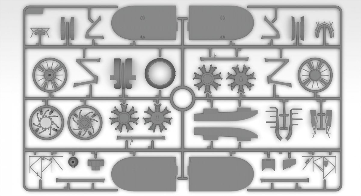 ICM 32020 Fiat CR.42 Falco WWII Italian Fighter 1/32 – image 6