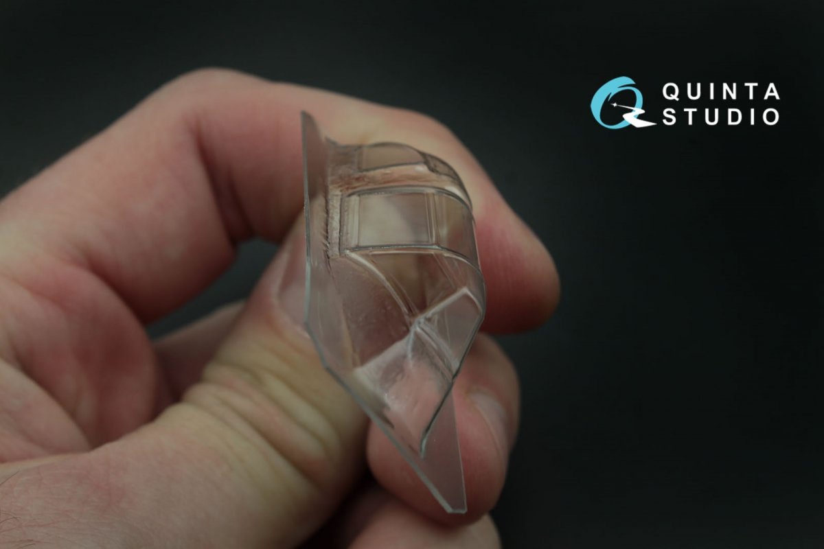 Quinta Studio QC48005-S La-5 vacuformed clear canopy 1 pcs (for Zvezda kit) 1/48 – obrázek 5