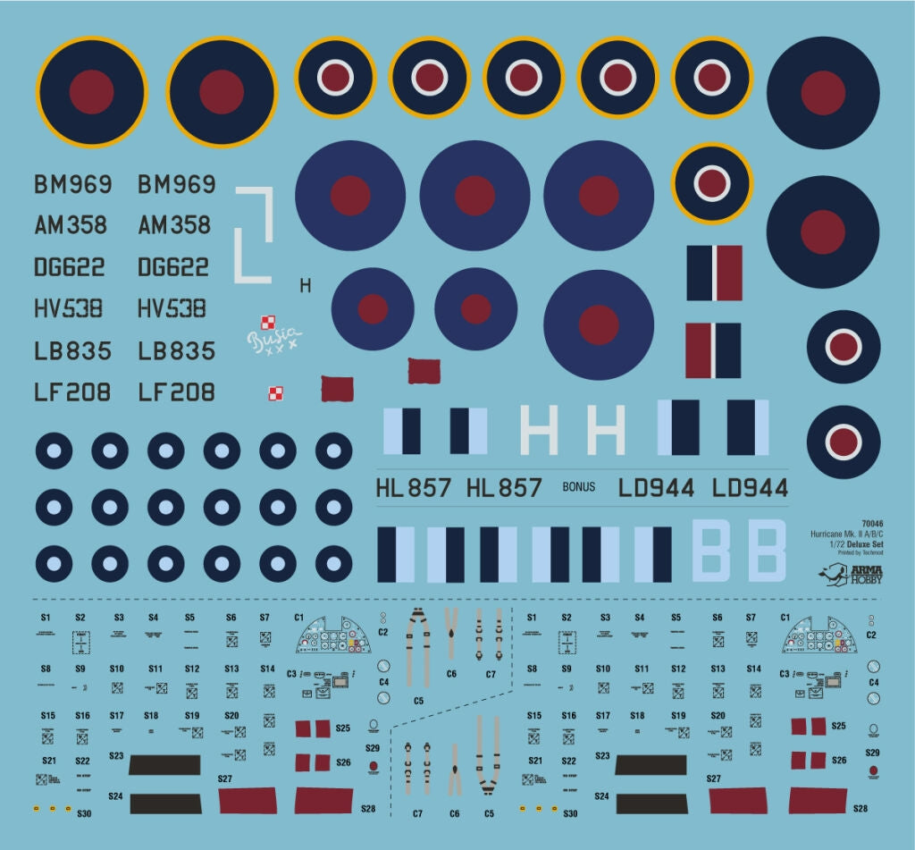 Arma Hobby 70046 Hurricane Mk II Reconnaissance Deluxe Set 1/72 – Bild 14