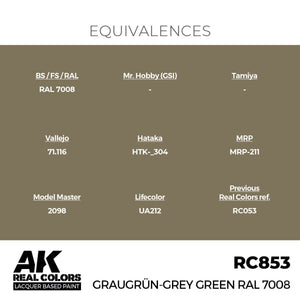 AK Interactive RC853 Graugrün-Grey Green RAL 7008 17 ml – image 3