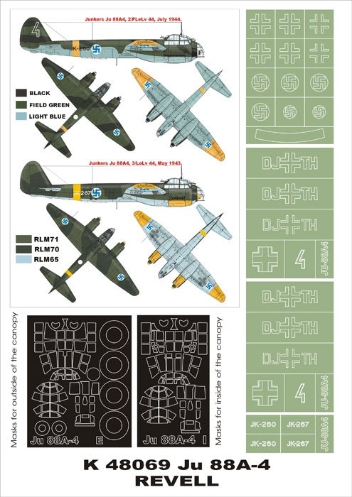 Montex K48069 Ju-88A4 (Finlande) 1/48