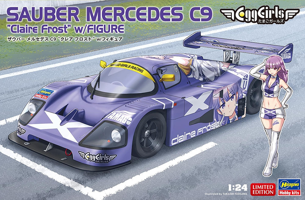 Hasegawa SP582 Egg Girls Sauber Mercedes C9 Claire Frost w/Figure 1/24 – image 2