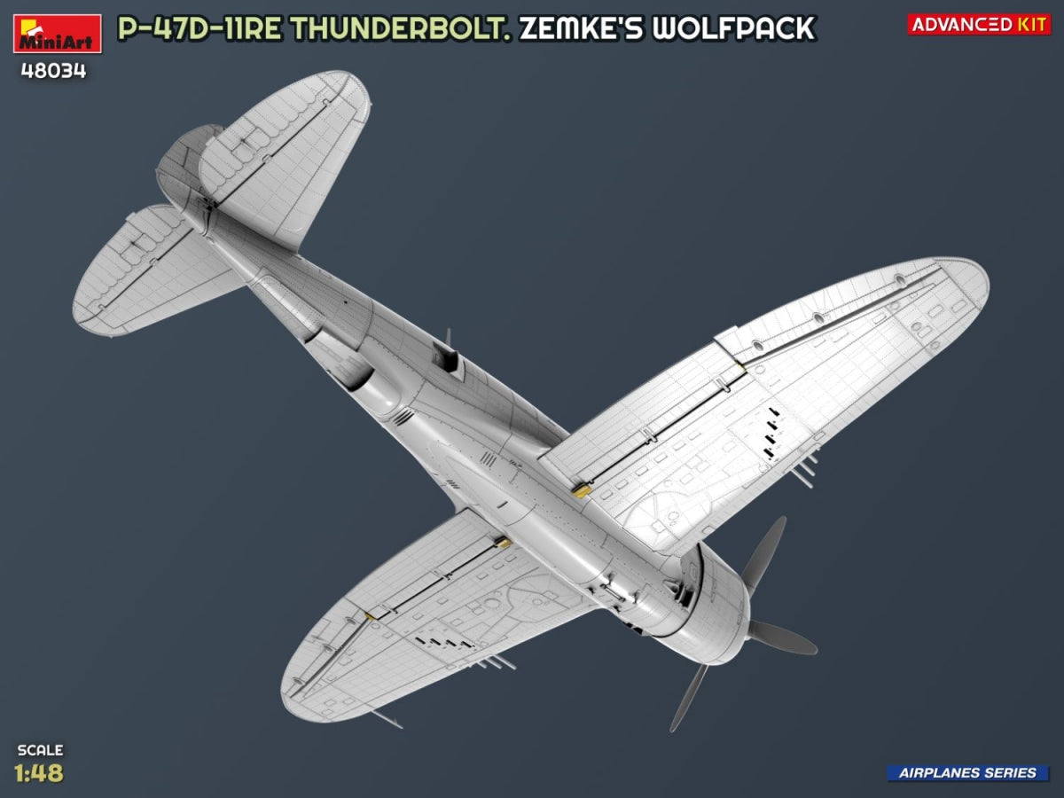 MiniArt 48034 P-47D-11RE Thunderbolt. Zemke&amp;#39;s Wolfpack. Advanced Kit 1/48 – obrázek 5