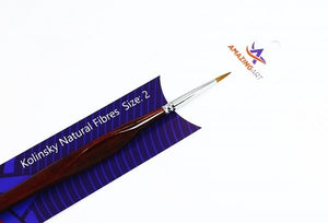 Amazing Art 12817 Kolinsky Round Brush 2