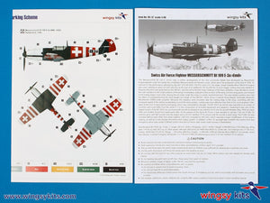 Wingsy Kits D5-12 Swiss Air Force Fighter MESSERSCHMITT Bf 109 E-3a 1/48 – image 13