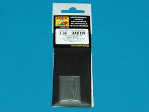 Aber A48114 Armament for Soviet fighter MIG-3 2x7.62ShKAS; 1x12.7mm UBS; pitot tube (1/48) – image 9