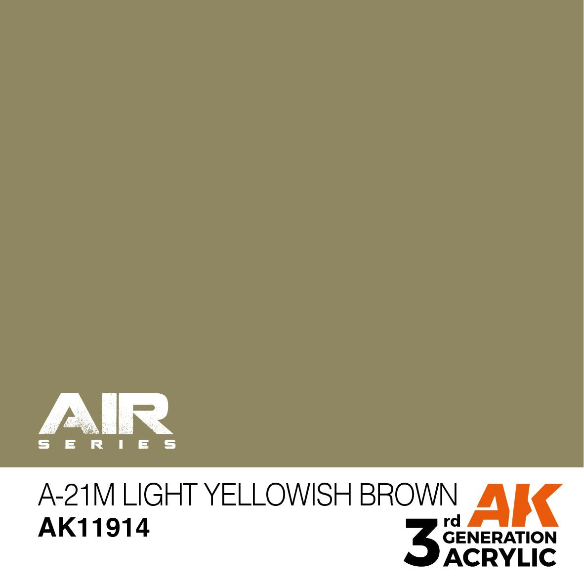 AK Interactive AK11914 A-21M BRUN JAUNE CLAIR – AIR 17 ml