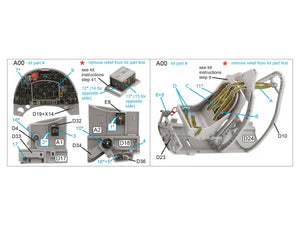 Quinta Studio QD24009 Spitfire Mk.IXc 3D-Printed &amp;amp; colored Interior on decal paper (Airfix) 1/24 – obrázek 2