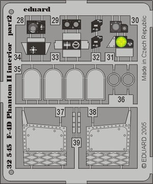 Eduard 32545 F-4D interior 1/32 Tamiya – obrázek 2
