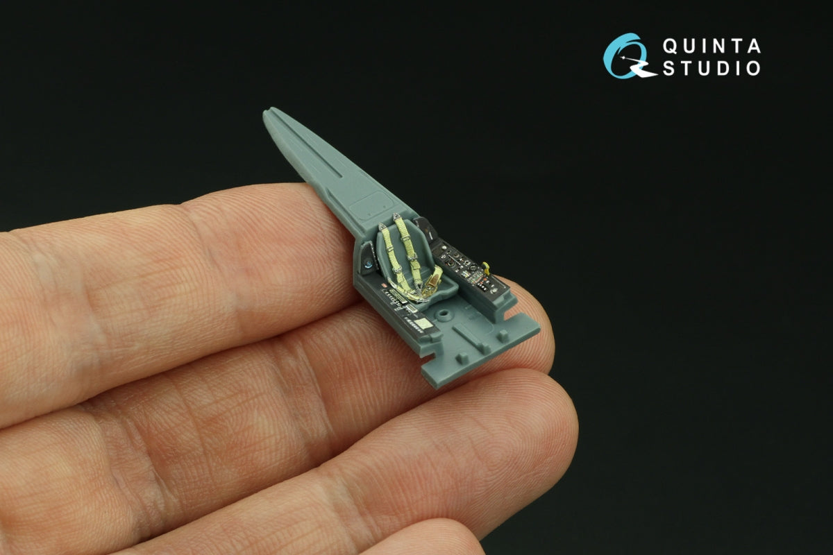 Quinta Studio QD72044 Fw 190A-5 3D-Printed &amp;amp; colored Interior on decal paper (Eduard) 1/72 – image 4