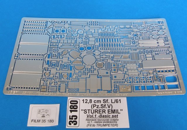 Aber 35180 German tank destroyer 12.8 cm Sf. L/61 (Pz.Sf.V) Sturer Emil - vol.1 - basic set (1/35)