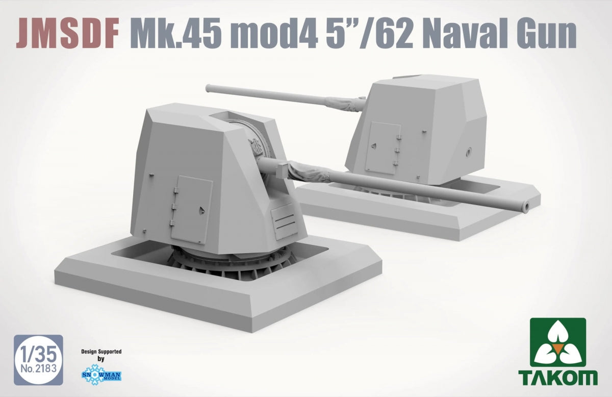 Takom 2183 JMSDF Mk.45 Mod 4 5&amp;quot;/62 Naval Gun 1/35 – image 2