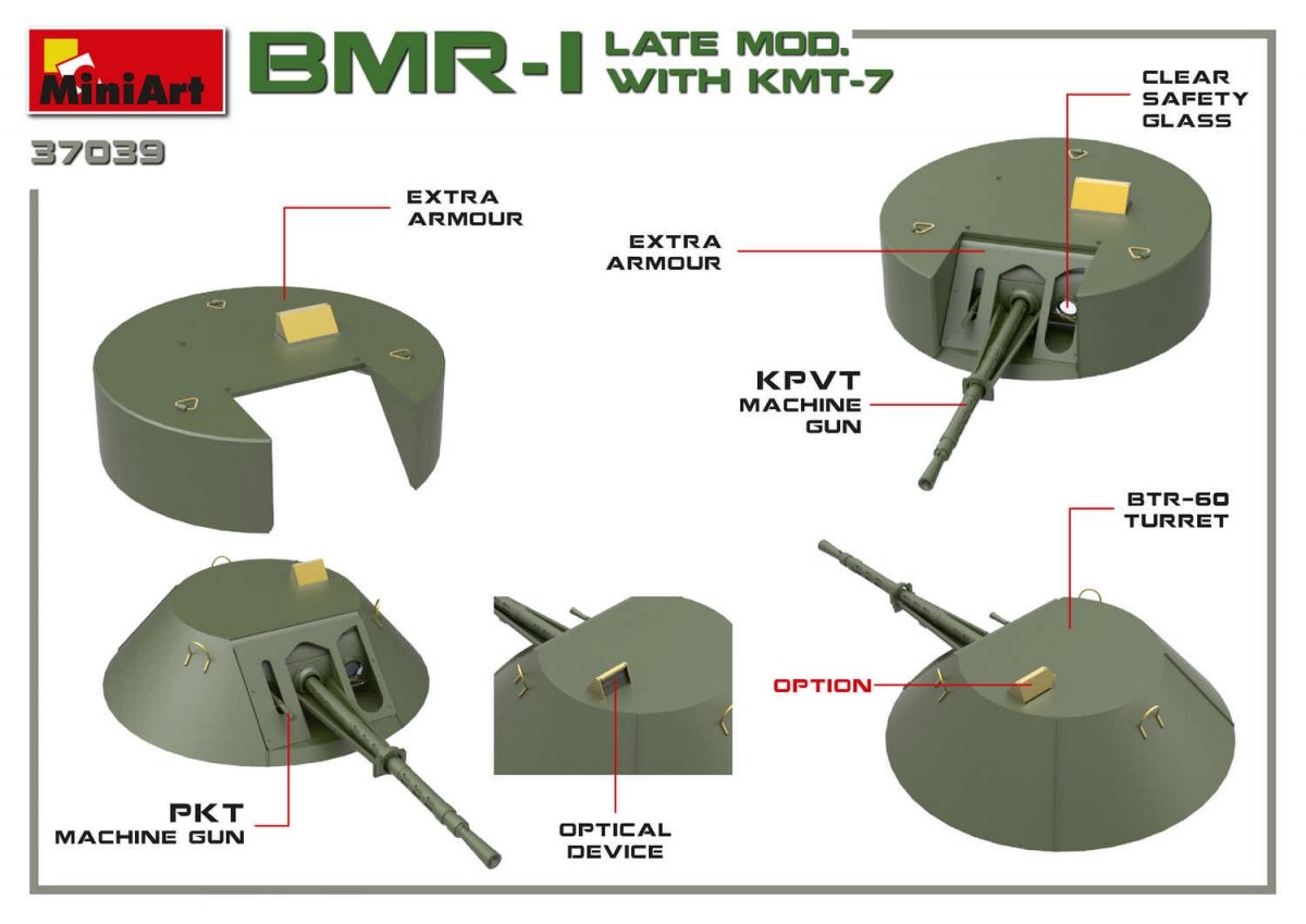 MiniArt 37039 BMR-1 Late Mod. with KMT-7 1/35 – image 19