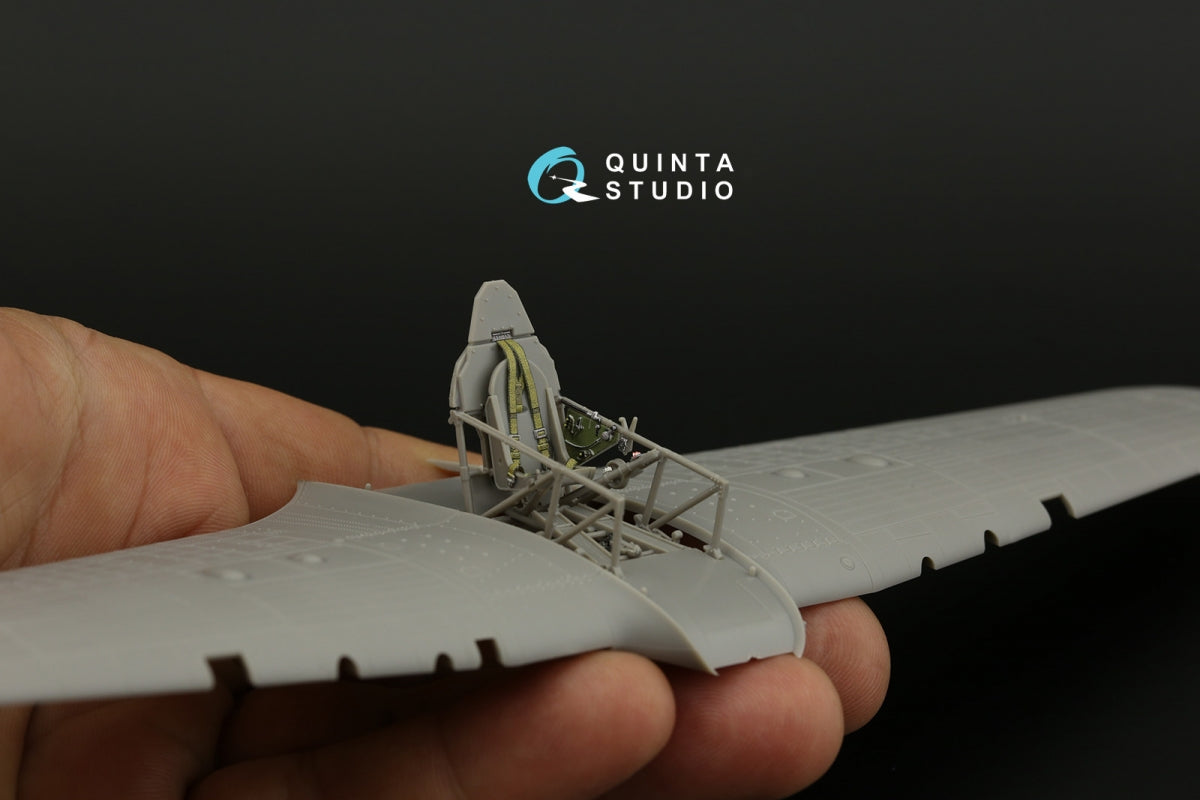 Quinta Studio QD48410 Hurricane family 3D-Printed &amp;amp; colored Interior on decal paper (Arma Hobby) 1/48 – Bild 4