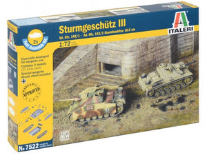 Italeri 7522 Sd.kFZ 142/1 STURMGESCH.III (2x fast kit) (1/72)