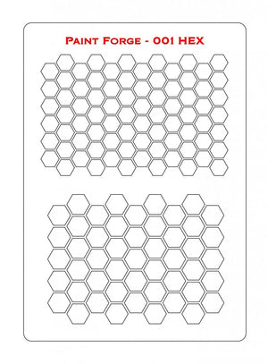 Paint Forge PFST001M STENCIL - HEX – immagine 2