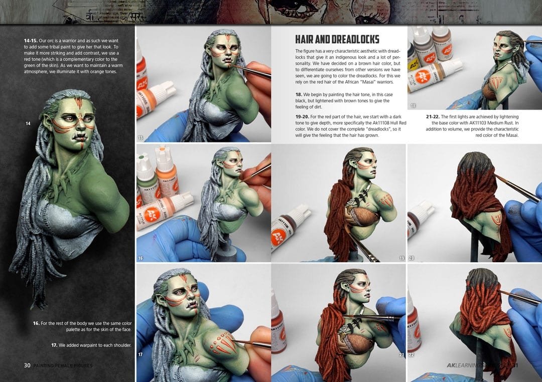 AK Interactive AK520 Learning 12 Painting Female Figures English – obrázek 2