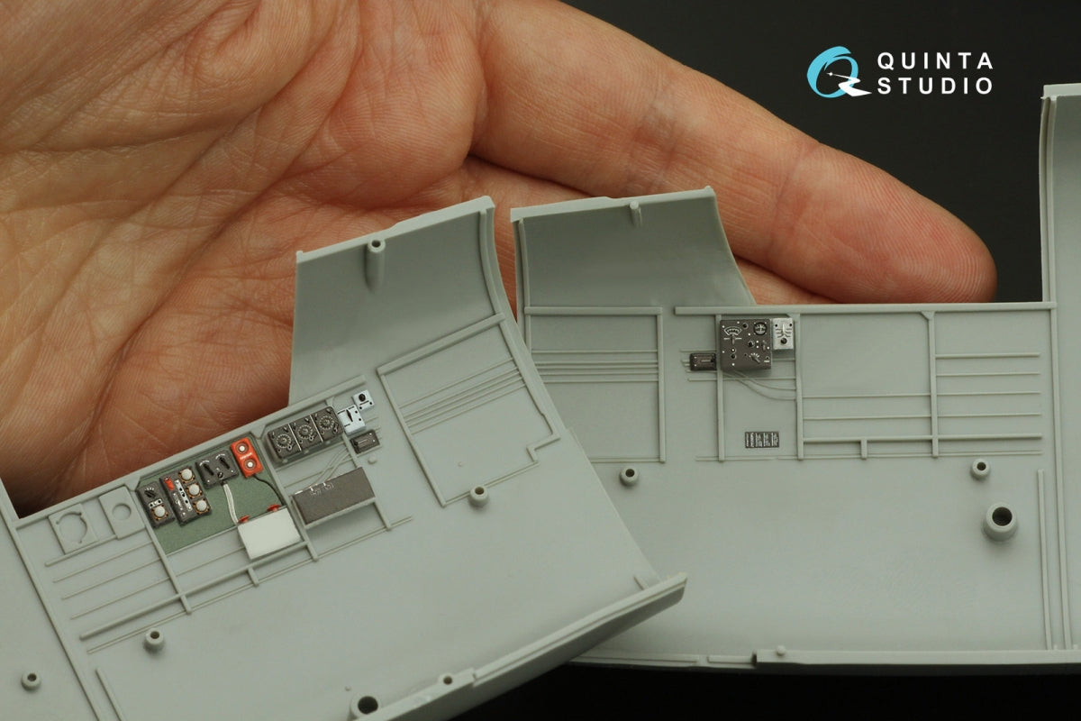 Quinta Studio QD32203 B-25J Mitchell Glass nose 3D-Printed &amp;amp; colored Interior on decal paper (HK models) 1/32 – image 9