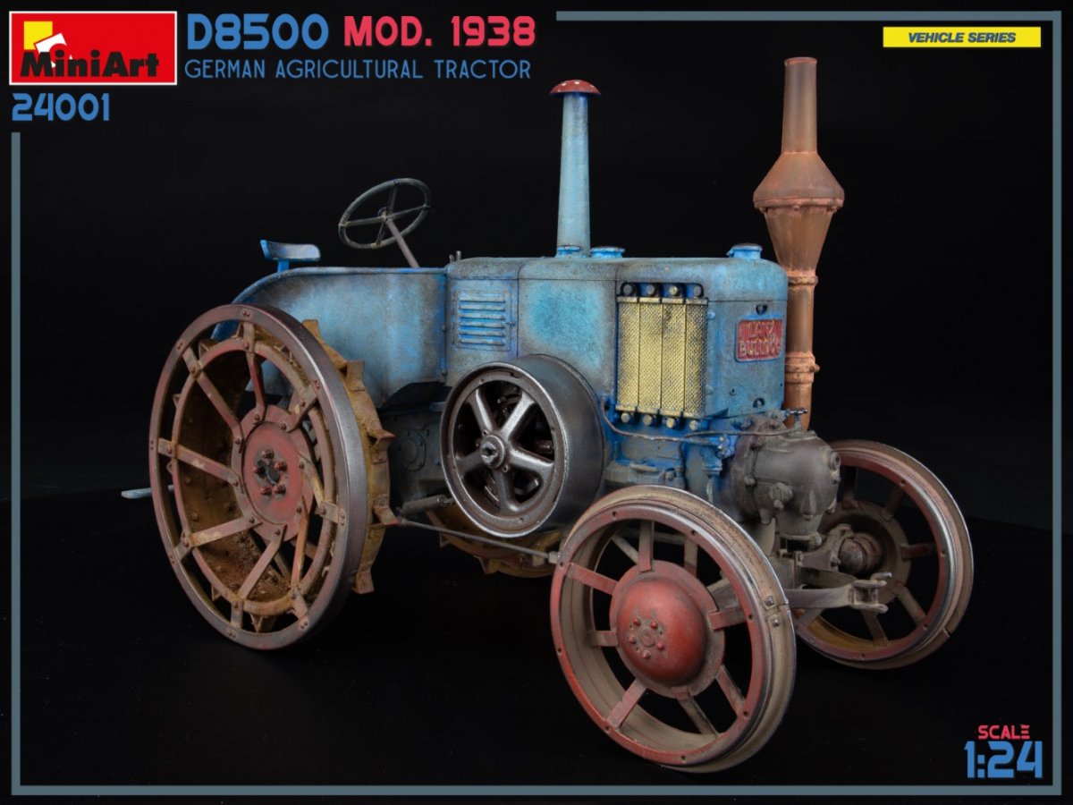 MiniArt 24001 GERMAN AGRICULTURAL TRACTOR D8500 MOD. 1938 1/24 – image 14