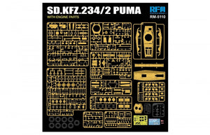 Rye Field Model 5110 Sd.Kfz.234/2 Puma with engine parts 1/35 – image 2