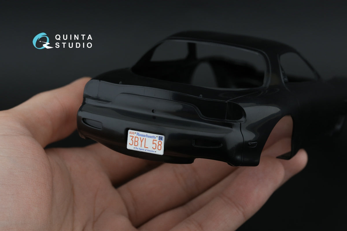 Quinta Studio QD+24015 Mazda RX-7FD 3D-Printed &amp;amp; colored Interior on decal paper (Tamiya) (with metal sticker parts) 1/35 – image 14