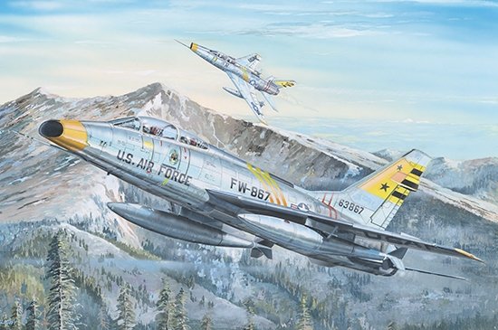 Trumpeter 02246 F-100F Super Saber 1/32