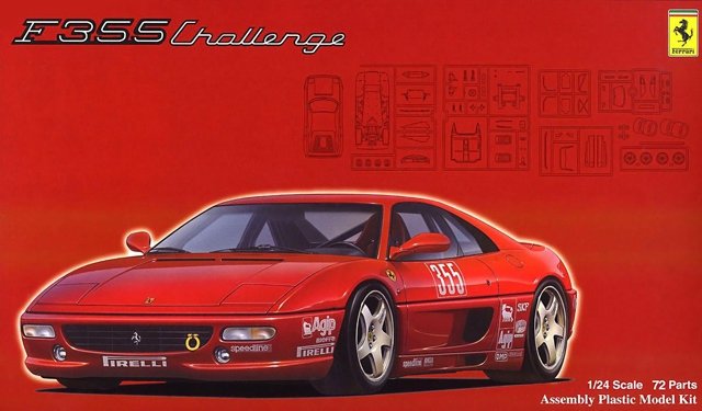Fujimi 126388 Ferrari F355 Challenge 1/24