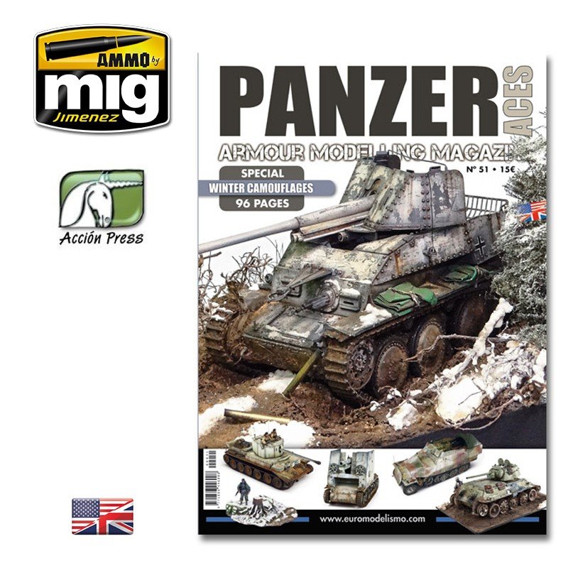 Munitions de Mig Jimenez 51 AS DES PANZERS 51 - CAMOUFLAGES SPÉCIAUX D'HIVER (ANGLAIS)
