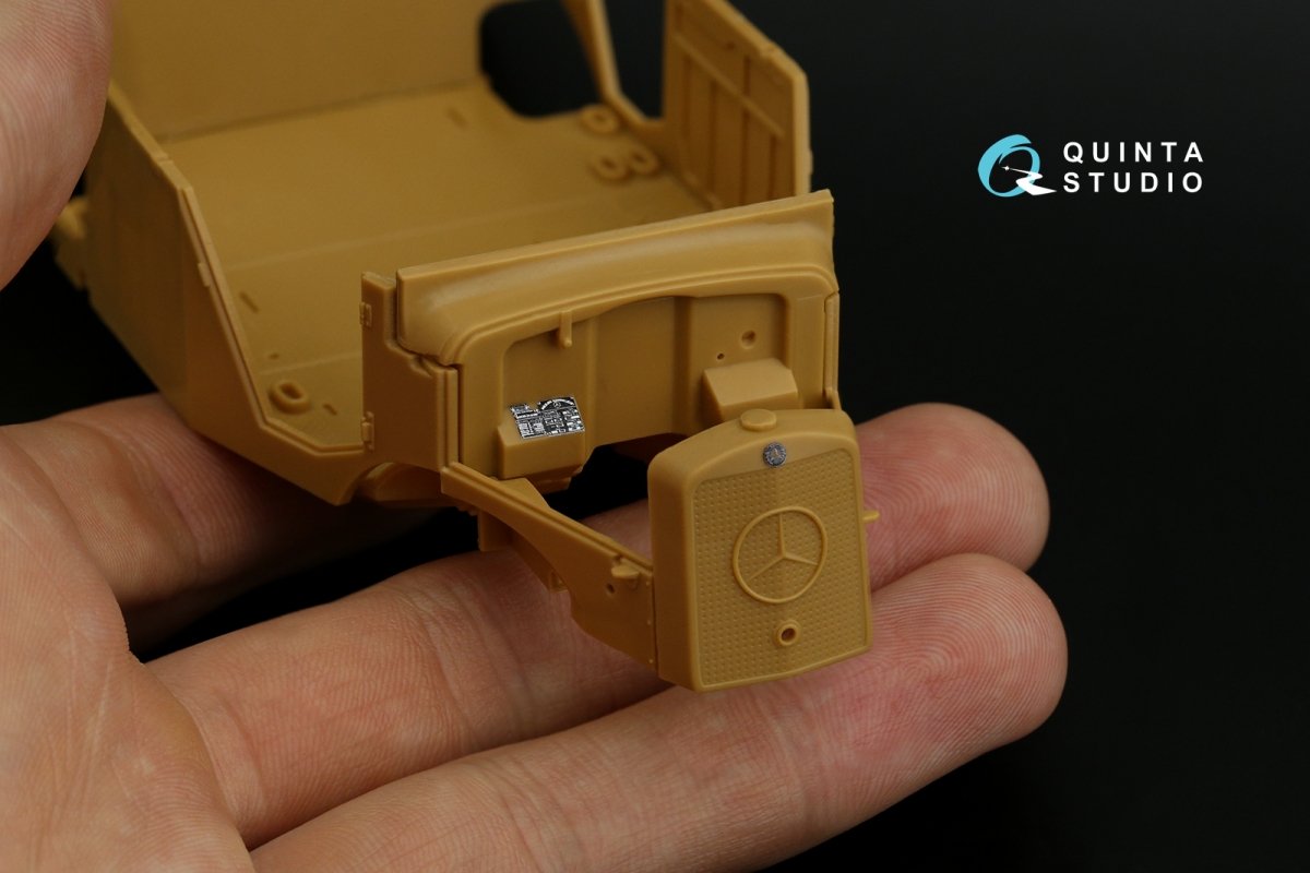 Quinta Studio QD35070 Mercedes-Benz L1500A 3D-Printed &amp;amp; coloured Interior on decal paper (ICM) 1/35 – zdjęcie 7