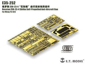 ET Model E35-252 Russian ZSU-23-4 Shilka Self-Propelled Anti-Aircraft Gun (For MENG TS-023) (1/35)