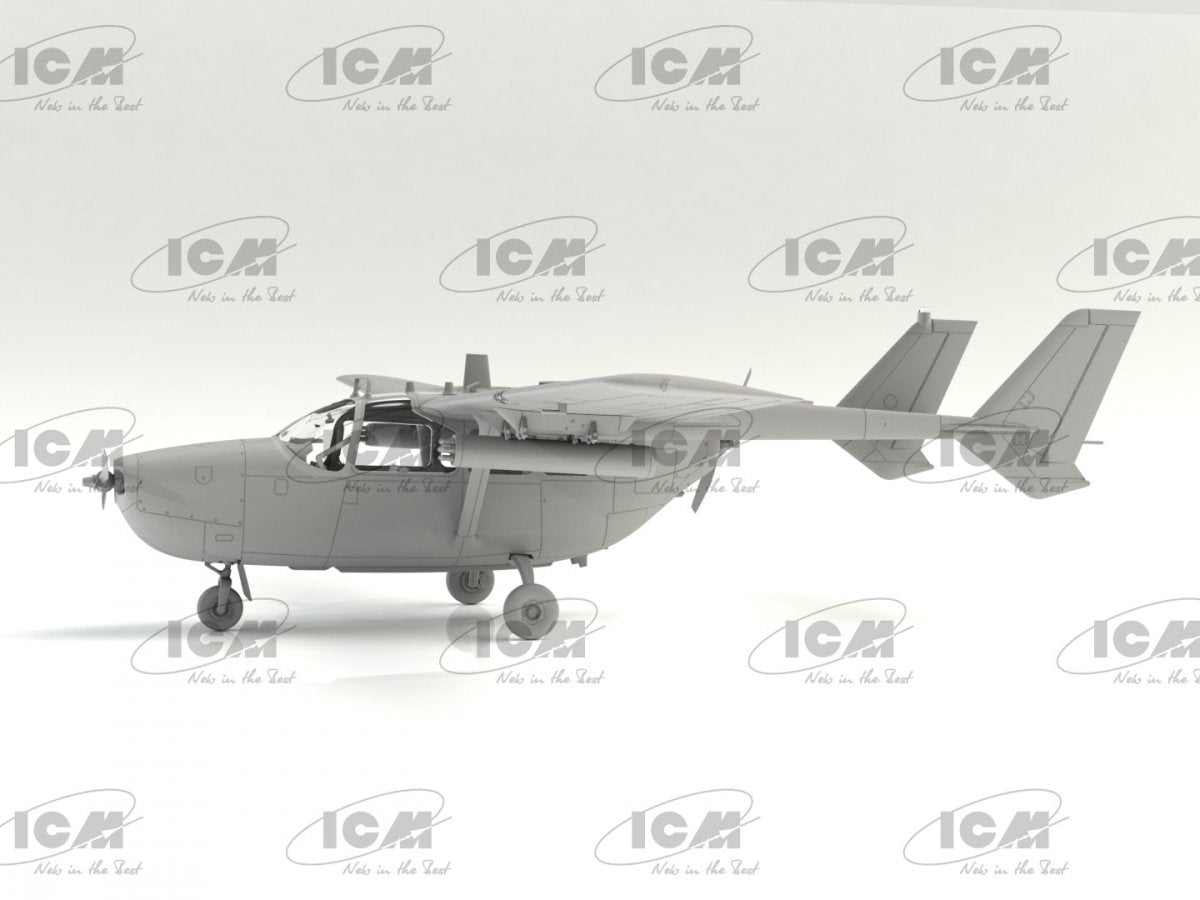 ICM DS4803 Vietnam USAF Airfield (OV-10A + O-2 + 5 figures) 1/48 – Bild 5