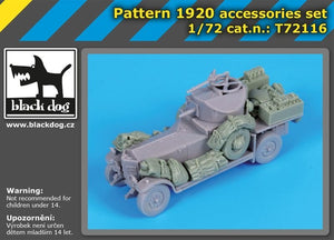 Black Dog T72116 Pattern 1920 accessories set for Roden 1/72 – zdjęcie 5