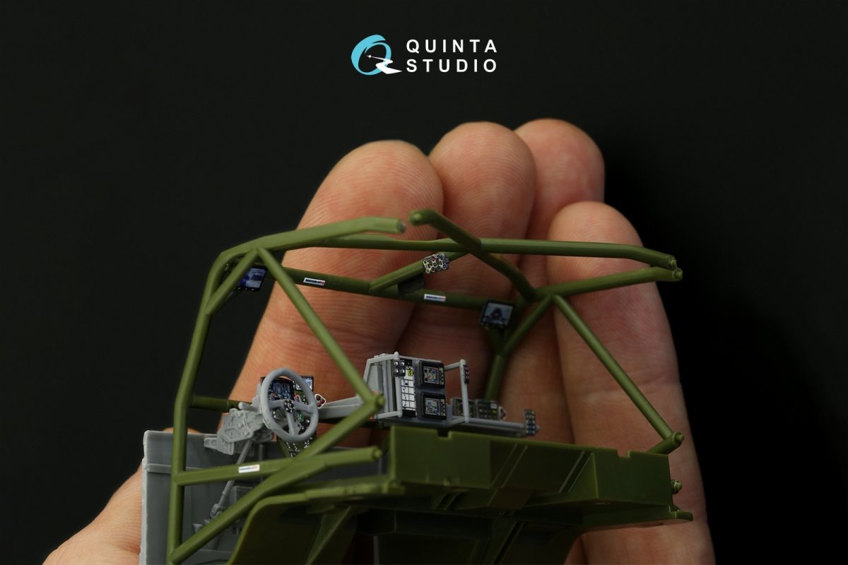 Quinta Studio QDS-35068 KAMAZ-43509 3D-Printed &amp;amp; colored Interior on decal paper (Zvezda) (Small version) 1/35 – image 7