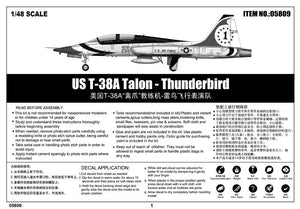 Trumpeter 05809 US T-38A Talon - Thunderbird 1/48 – Bild 6