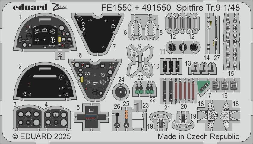 Eduard 491550 Spitfire Tr.9 AIRFIX 1/48