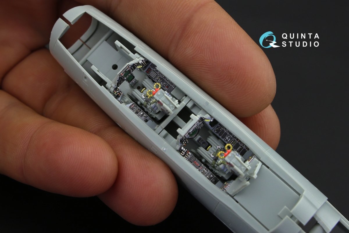 Quinta Studio QD72024 F-14A 3D-Printed &amp;amp; colored Interior on decal paper (for Academy kit) 1/72 – image 3