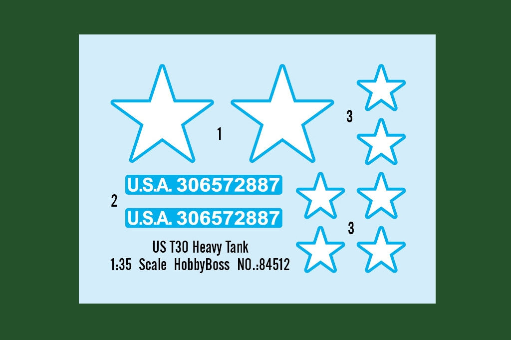 Hobby Boss 84512 US T30 Heavy Tank 1/35