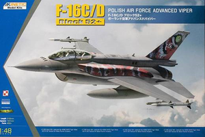Kinetic K48076 F-16C/D Polish Air Force Tiger Meet 2013/2014 1/48