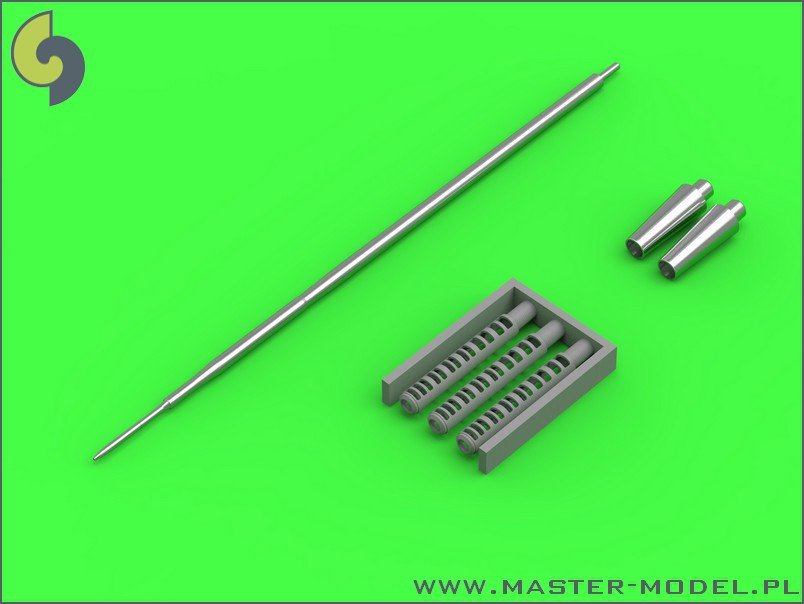 Master AM-32-072 Shenyang J-6/F-6 - gun barrels set &amp;amp; Pitot Tube (1/32)