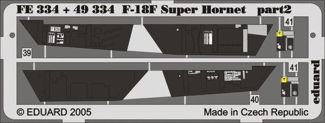 Eduard 49334 F/ A-18F interior 1/48 Hasegawa – obrázek 3