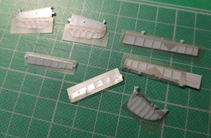 Omask 67001 Bf 109 E masks for control surfaces (for SH) 1/72 – obrázek 3