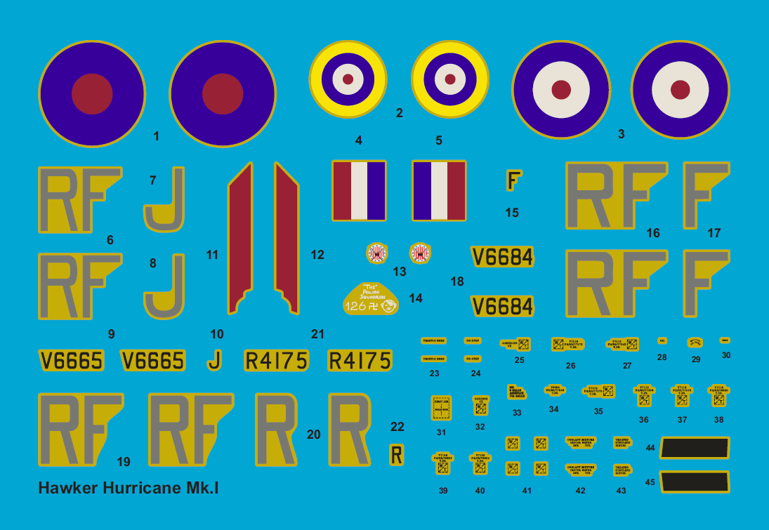 Hobby 2000 72001 Hawker Hurricane Mk. IA Squadron 303 Battle of Britain 1940 1/72 – obrázek 2