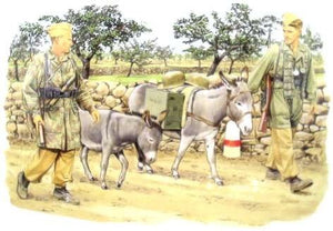 Dragon 6077 GERMAN FALLSCHIRMJAGER W/ DONKEYS 1/35