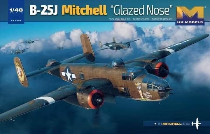 HK Models 01F008 B-25J Mitchell "Glazed Nose" 1/48