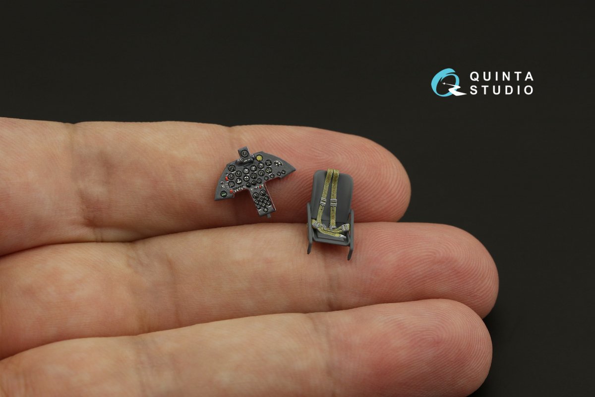 Quinta Studio QD72040 XA2D-1 3D-Printed &amp;amp; colored Interior on decal paper (Clear Prop) 1/72 – imagen 6