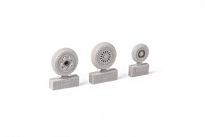 Eduard 648707 F-16 wheels early AMIYA 1/48 – Bild 4
